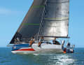 Model Class 40 The distinctive moulding runs from the stern to the bow. This ensures a great deal of dimensional stability
