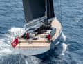 Enough space on deck: On tours, a small crew of five moves the Slup. Up to two dozen helping hands are on board for regattas