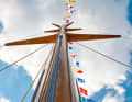 Easy to trim: The 7/8-rigged wooden mast has neutral spreaders, backstays and a jump block for the masthead