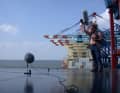 Sound artist Jens Carstensen has recorded and archived the sound of around 150 ship's horns. Their sounds are now the material for an orchestrated typhoon concert for the SAiL. It will be emitted from a 12 metre high tower scaffolding on the southern Geestemole.