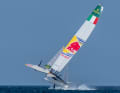 Ruggero Tita's Italians "fly" off Sassnitz more than intended.