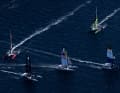 Auch das ist der SailGP: Segelschach auf dem Wasser.