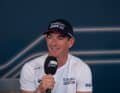 British helmsman Dylan Fletcher at the press conference.