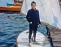 Come un tredicenne a bordo del suo gommone di tre metri, il "Woterküken", durante una crociera