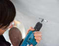 4. locate and drill through the holes from the inside and open them from the outside with a drill rasp