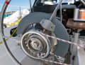 The system works best on the tiller, the steering wheel adapter is not an optimal solution