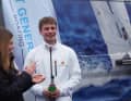 Jonas Kroner bei der Taufe seines neuen Minis am 14. Januar