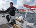 One-man-show : les bateaux avec des winchs de génois directement à proximité des rames, comme ici, sont idéaux pour cela
