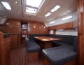 The interior of the Bavaria 50 is spacious ...