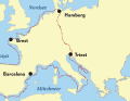Bunte Mischung: rund Europa | Karte: YACHT