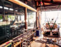 ... watch boat builders restoring classic boats through a panoramic window