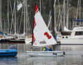 There was also sailing on the Elbe - children and RC sailors had a go in the harbour basin