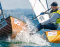 Contender: il dinghy a trapezio monomano è stato progettato come potenziale classe olimpica nel 1967.