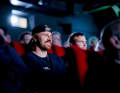 Erik Kosegarten-Heil und seine Teamkameraden beim Filmvergnügen in den Hamburger Zeise Kinos.