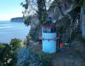 Dismantling of the "Kollicker Ort" lighthouse on Rügen
