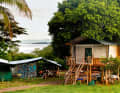Under tropical and spartan conditions, but in harmony with nature and the locals...