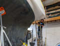 For the refit, Neuschäfer moved the boat to Prince Edward Island, where she was involved in all the work