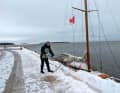 Takeover in Newfoundland with still heavy wooden rig