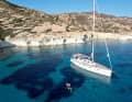 There is a beautiful anchorage on Milo's neighbouring island of Polyegos.