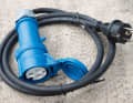 The Schuko rogue: An adapter can be used for the few harbours where there is only one Schuko socket, but it is not ideal