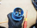 Suspicious: The solid contacts are not permanently resistant to the sea climate. As soon as corrosion is visible, the cable should be replaced