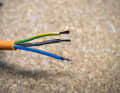 Rotten: Not visible from the outside, the moisture has penetrated metres into the cable. The black copper is not conductive and should be disposed of