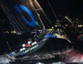 The lights of Hobart illuminated the finish sprint.