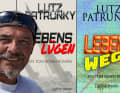 Lutz Patrunky und seine beiden bisher erschienenen Romane.
