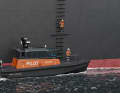 The boat should be actively stabilised during the potentially dangerous crossing phase