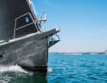 The robust gennaker nose extends the hull by around 60 centimetres, it is laminated on and also serves as an anchor fitting. This keeps the ground bar out of the way and always clear to drop