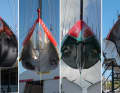 Here is a direct comparison to the hulls presented so far