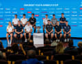 First press conference for the twelve young skippers of the teams for the 3rd Youth America's Cup