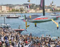 "Luna Rossa" is the foiling monohull rocket that will carry Patrizio Bertelli's Luna Rossa Prada Pirelli team to victory in the America's Cup at the sixth attempt
