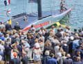 The new "Luna Rossa" in its element