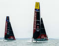 Als erstes Team mit den Zweiboot-Tests beginnen konnte das neuseeländische Team, das Entwickler der AC40s ist