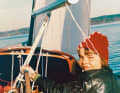 Dopo aver iniziato a quattro anni, Markus guida il gommone da crociera di suo padre.
