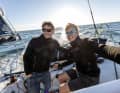 Melwin Fink (21, right) and Lennart Burke (25, left) talk about their careers, sailing challenges and goals in life in the new podcast episode
