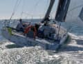 The Pogo 40 S4 sails so well with rudders ...