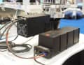 Drive and 30-volt buffer battery, the thin cable cross-sections are striking