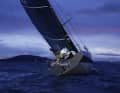 Cole Brauer reaches the start and finish harbour of A Coruña in the first light on her "First Light"