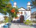 2 The church is located in the beautiful fishing village of Nieves. There are old salt pans for swimming nearby