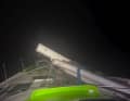 View across the deck after the mast broke