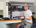 In Arrecife on Lanzarote on board his "Moana": Hanno Ziehm