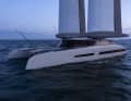 The elegant design comes from the VPLP Yacht Design studio.