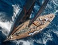 Die "Svea" hatte beim letztjährigen Maxi Yacht Rolex Cup in ihrer Klasse die Nase vorn. Dazu gehört auch die Aerodynamik der an Deck liegenden Crew