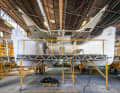 Assembly takes place in lines on the assembly line with separate teams for each work station