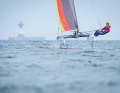 Paul Kohlhoff and Alica Stuhlemmer are still looking for their form in the light Kiel Week winds