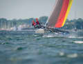 Paul Kohlhoff and Alica Stuhlemmer brought Kiel Week to a conciliatory close with victory in the medal race. The Olympic bronze medallists were not satisfied with their light wind performance, but are looking forward to the upcoming highlights of the year