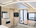 Habiter dans le style loft : l'aménagement intérieur est simple et sans fioritures, mais l'impression d'espace est énorme.