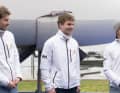 Lennart Burke (left) and Melwin Fink (right) bring Jonas Kroner (centre) on board. In the podcast, the two explain what goal they are pursuing with him